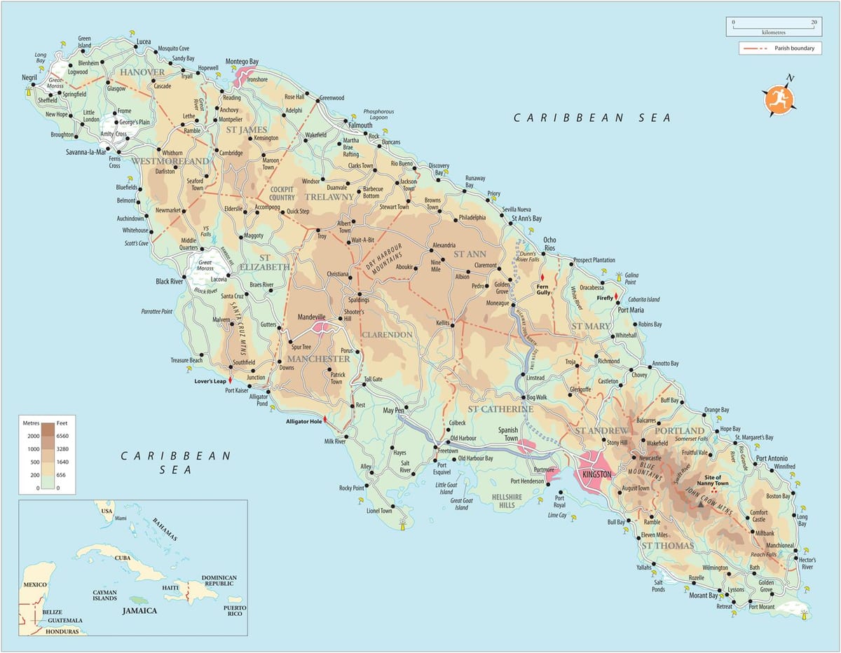 Ramani ya hazina bach jamaica