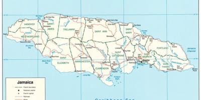 Jamaica barabara 2000 ramani