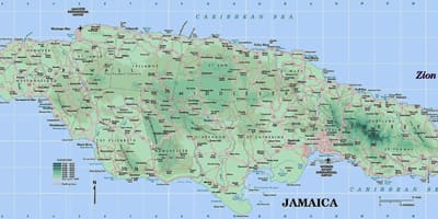 Ramani ya jamaica north coast